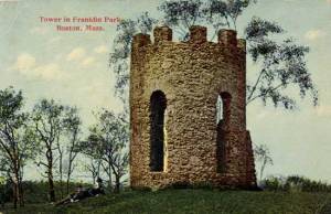 Postcard of Sargent's Folly before the zoo was built.