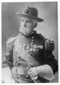 Gen. Joshua Lawrence Chamberlain (1828-1914) late in life. I do believe he is wearing in this photo the Medal of Honor which recently turned up.