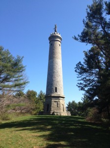 Myles Standish Monument in Duxbury, Massachusetts