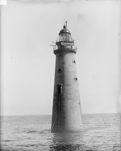The second Minot's Ledge Light c. 1890. Library of Congress photo.